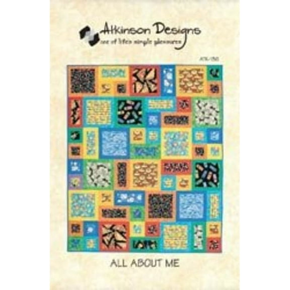 All About Me Quilt Pattern by Atkinson Designs