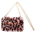thumbnail image 1 of Sac pour Téléphone en Peluche Léopard Sac Bandoulière Mode pour Femme Dame, 1 of 5