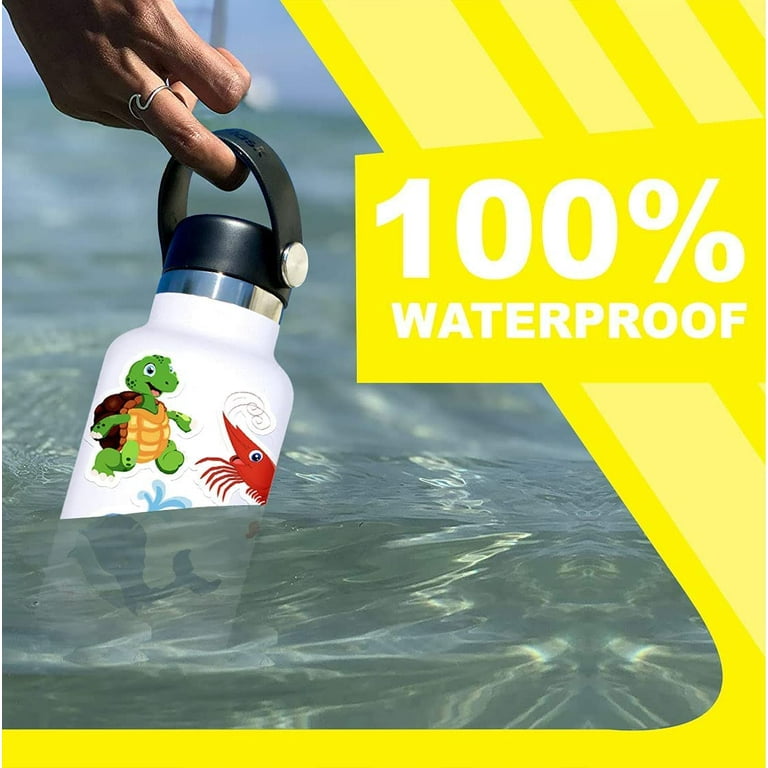 Eoaod 200Pcs Animal Stickers, Water Bottle Stickers for Kids, Cute Stickers  for Water Bottles, Vinyl Waterproof Stickers Aesthetic Laptop Sticker Pack