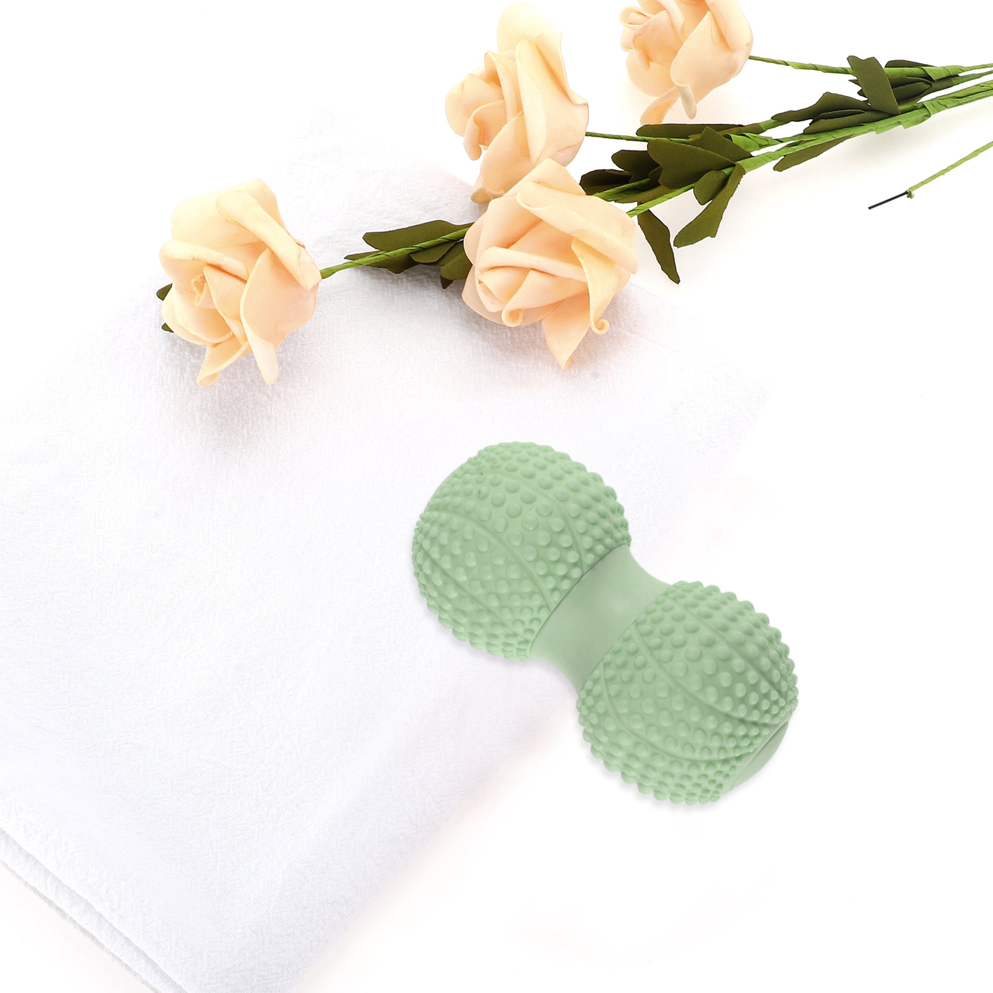 Unique Bargains Peanut Fascia Ball Massager 5.12"x2.56" 1 Pc Green