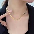 thumbnail image 5 of Collares para mujer, delicado collar tipo gargantilla de espiga de oro, 5 of 5