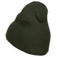 thumbnail image 2 of Big Size Cotton Short Beanie - Olive XL-3XL, 2 of 5