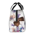 thumbnail image 4 of Doc McS-tuffins Insulated Lunch Bag Leakproof Waterproof Reusable Lunch Boxs Portable Durable Cooler Tote Bag Work Travel, 4 of 9
