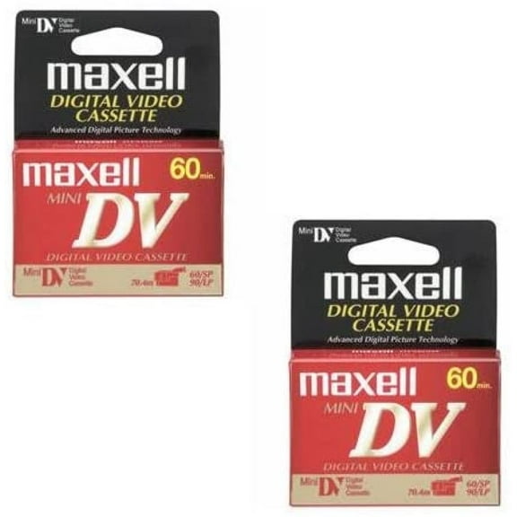 Maxel DVC60 Mini DV Tape 2 Pack