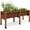 Oak, variant on Tzou 45x23x30 Inch Cedar Raised Garden Bed with Legs - Elevated Planter Box for Vegetables, Herbs & Flowers - Includes Tool Hooks & Liner