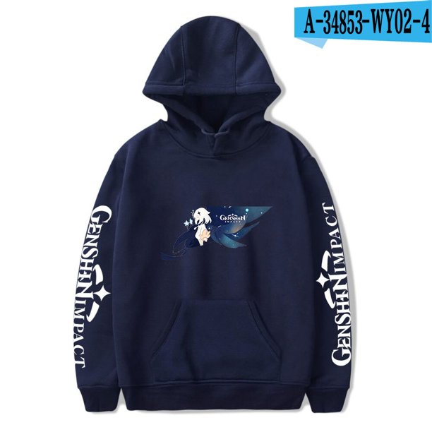 Anime Gaming Genshin Impact 2D sudaderas con capucha disfraz de Cosplay 2020 hombres y mujeres ropa sudaderas moda abrigo fiesta de Halloween Prop8SG Deng Xun unisex