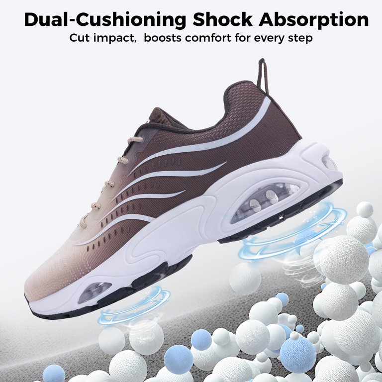 Men\'s Running Sneakers with Cushioned Support for Athletic Training SUYSTEX Wide Toe Box Shoes for Men Arch Support Shoes Wide  main image 3