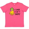 thumbnail image 3 of Inktastic I Love My Pappy with Pineapple Youth T-Shirt, 3 of 5