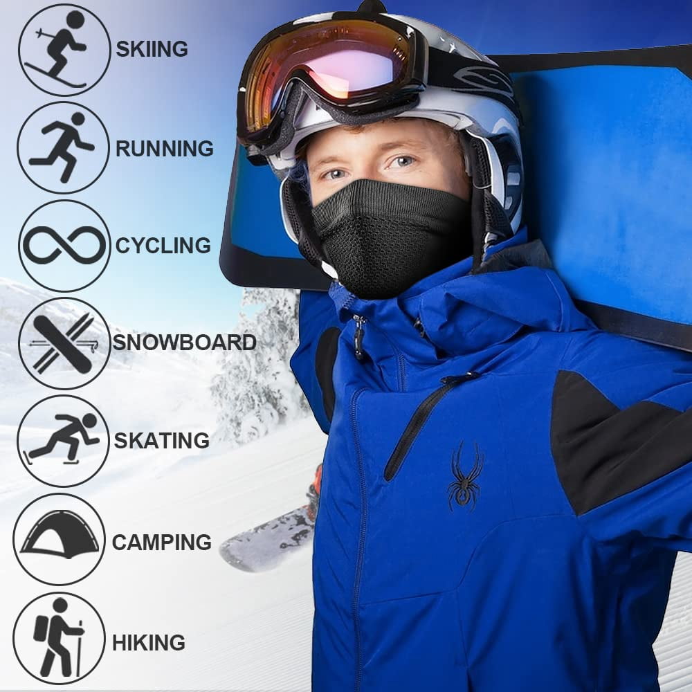 Winter Neck Warmer Gaiter Windproof Face Mask Balaclava Bandana For Ski Snowboard