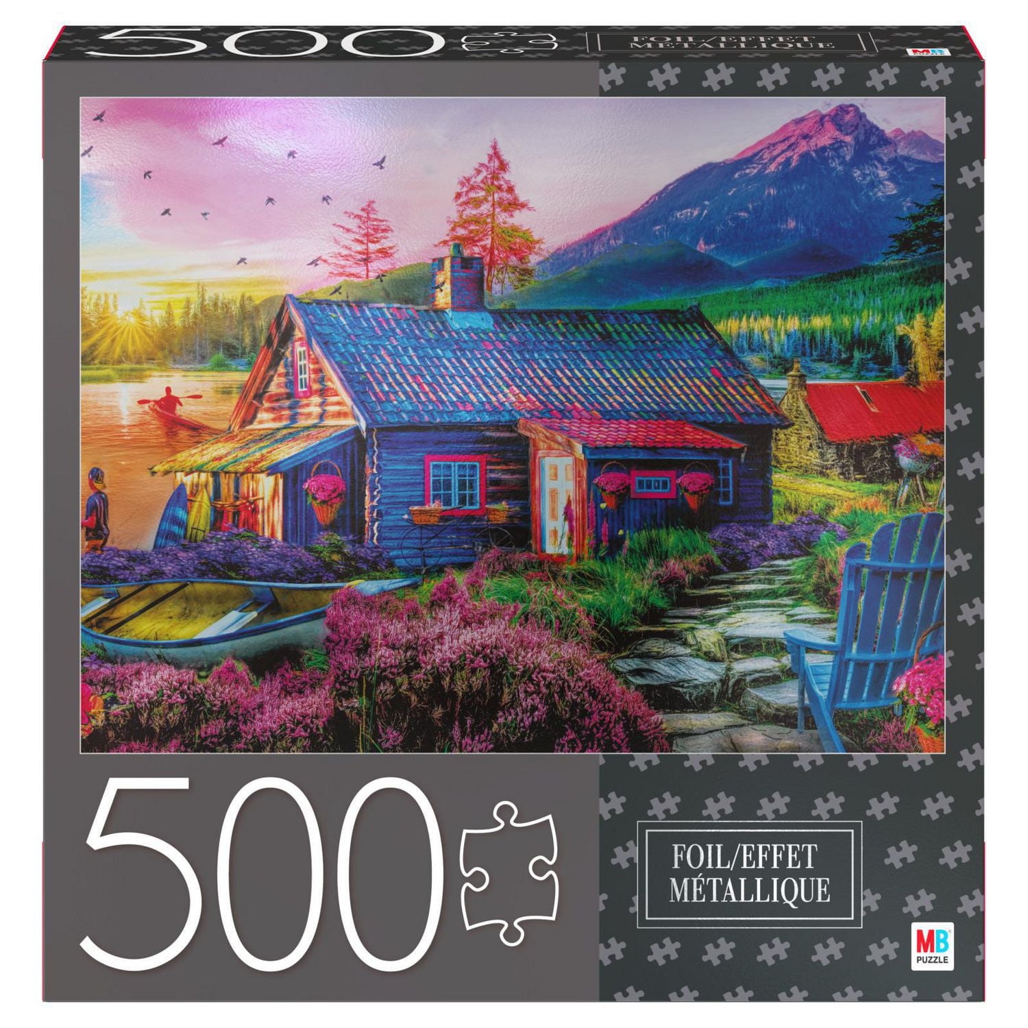 500-Piece Jigsaw Puzzle with Foil Accents, The Mountain Life
