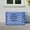 Blue, variant on ToppiJoy 3 Panels 1.5P Air Conditioner Fence, Drill-Type Louvered Grille AC Unit Fence Outdoor, Aluminum Alloy Privacy Fence Panels for Outside, Pool Equipment Enclosure Panels Blue