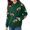 Green, variant on CPNG Girls Hoodie Long Sleeve Hooded Sweatshirt with Football Print Fashionable Loose Casual Cozy Pullover Hoodie Tops