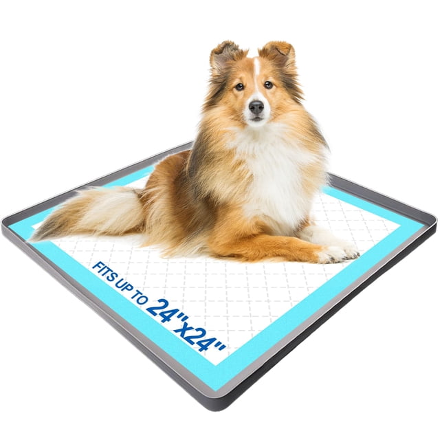 Soporte para orinar GREGCE para perros, 24 x 24 cm, con alfombrilla de silicona