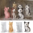 thumbnail image 4 of Aellinatey Foxes Silicone Mold Animal Epoxy Resin Mould Ornament for DIY Craft Projects, 4 of 13