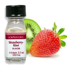 Baking Candy - Lorann Oil Strawberry-Kiwi Flavor 1 Dram Super Strength Flavor Extract Candy Baking Includes 1 Dram Dropper And Recipe Card