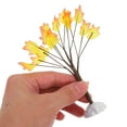 thumbnail image 2 of Viveous Artificial Maple Branch Miniature Tree for Diorama Fall Mini Decor Tree for Halloween Village Autumn Themed Model Tree for Crafts and Decorations, 2 of 11