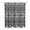 boho-1483, variant on Small Stall Narrow Shower Curtain 36"W x 72"L – Tropical Bohemian Leaves, Mid-Century Abstract Boho Botanical Bathroom Decor, Vintage Floral Palm Leaf Pattern, Rustic Tribal Folk Style