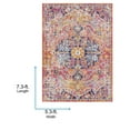 thumbnail image 3 of Livabliss Harput Vintage Medallion Area Rug,5'3" x 7'3",Burnt Orange, 3 of 9