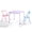 Colorful, variant on Homy Casa Kids Activity Table and 2 Chairs Set, 3-Piece Folding Play Table Set, Pastel Multicolor