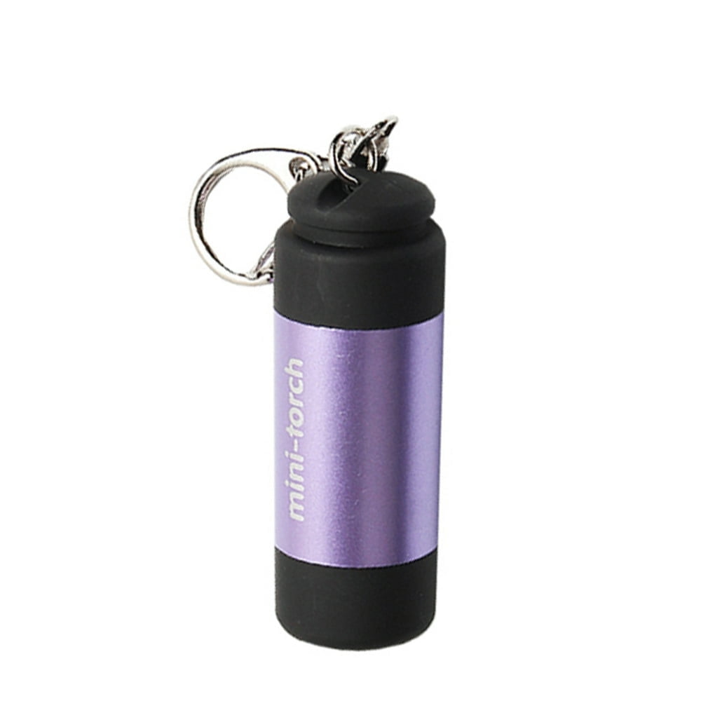 Mini Lampe Torche LED Rechargeable USB – Pour Porte-Clés – Étanche – NEUF