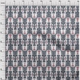 thumbnail image 3 of oneOone Tissu Popeline de Coton Tourbillon & Paisley Ikat Imprimé 1 Yard 42 Pouces de Large, 3 of 4