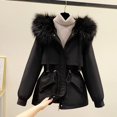 thumbnail image 1 of Chaqueta de algodón versátil de felpa para mujer, versión coreana, chaqueta corta de algodón, chaqueta suelta, chaqueta de algodón, 1 of 5