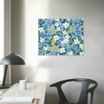 thumbnail image 3 of COMIO Arjun Bathroom Decor Blue Flowers Canvas Wall Art Pictures Florals Blossom Painting Grey Wildflowers Botanical Framed for Bedroom Living Room Dinning Room Home Office Wall Decor, 3 of 4