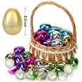 thumbnail image 2 of BESTSKY 36PCS Metallic Fillable Easter Eggs,Colorful Bright Plastic Easter Eggs for Easter Hunt,Filling Treats,Easter Basket Stuffers,Classroom Prize Supplies, 2 of 4