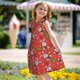thumbnail image 5 of Fotbe Cute Christmas Bunny Vestido de Dormir para Niñas de 3 a 10 Años, Mangas Cortas, Estilo Princesa, Pijama Camisón con Mangas Voladas-Medium, 5 of 6