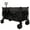 Black+ Gray, variant on Olurrisa Heavy-Duty 300L Folding Wagon Cart with 480lbs Capacity, All-Terrain 7" Wheels with Brakes & Side Pockets for Camping Beach, Khaki Gray