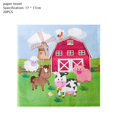 thumbnail image 1 of Animales Dibujos Animados Pajitas Vaca Oveja Conejo Pollo Cerdo Granja, 1 of 4