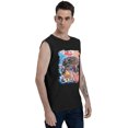 thumbnail image 4 of Jean Michel Basquiat Men's Cotton Sleeveless Crewneck T Shirts Vintage Graphic Tees Shirt Tops, 4 of 7