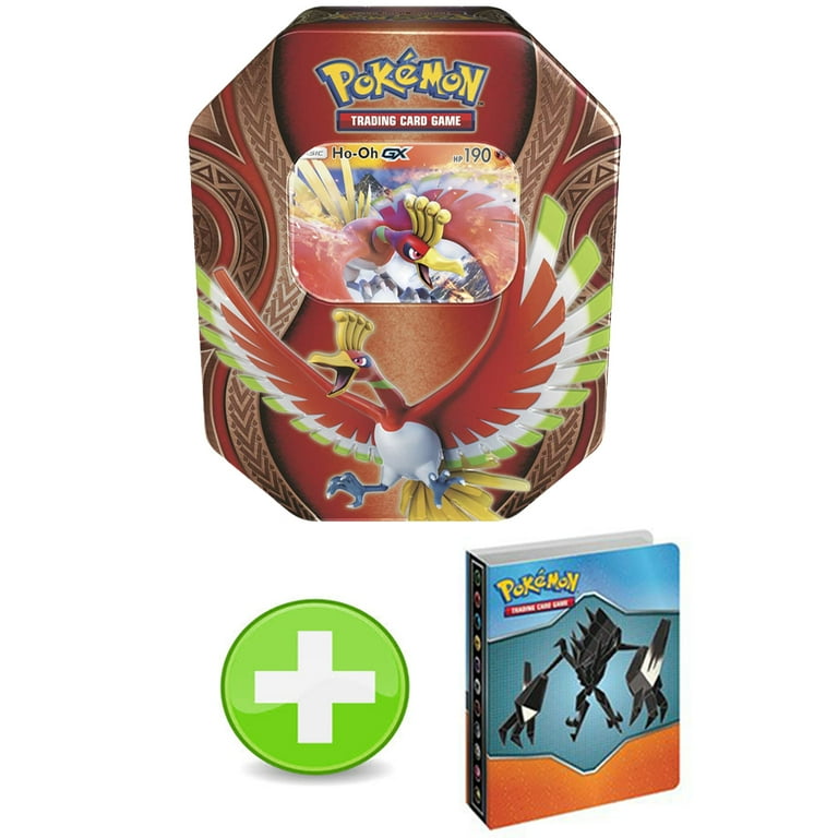 Pokemon Mysterious Power Tin - Ho-Oh GX with Burning Shadow Mini Binder 