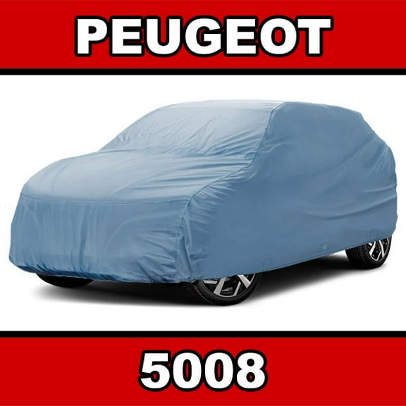 iCarCover Fits [Peugeot 5008] 2019 2020 2021 2022 2023 For Automobiles Waterproof Full Exterior Hail Snow Indoor Outdoor Protection Heavy Duty Custom Vehicle SUV Car Cover