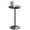 Black, variant on HOMCOM Round Bar Table, 40.2 Inch Modern Bar Height Pub Table, Natural Wood