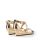 thumbnail image 4 of Sandalias de Cuña para Mujer DREAM PAIRS Jones en Cuero Vegano Dorado, 4 of 7