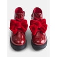 thumbnail image 3 of Wonder Nation Baby and Toddler Girls Bow Combat Boots, 3 of 5