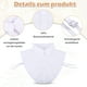 thumbnail image 4 of Sonducket 2 piezas de cuello falso para mujer, mezcla y combina con cualquier atuendo, cuello falso de solapa de amplia aplicación para mujer Accesorios de disfraces, 4 of 6