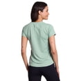 thumbnail image 4 of RBX Active Women's Textured Jacquard Mesh Crewneck Workout T-Shirt, 4 of 5