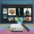 thumbnail image 3 of Bomaker WiFi Mini Projector, 1080P Supported, 120 ANSI Lumen Wireless for Outdoor & Home Theater, 3 of 5