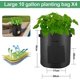 thumbnail image 2 of Bolsa de cultivo Bolsas de cultivo, bolsas transpirables para plantar en interiores, bolsa de verduras práctica y duradera, 2 of 5