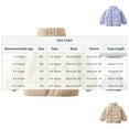 thumbnail image 3 of IVEYRTF Childrens Solid Color Corduroy Stand Collar Jacket with Pockets Thickened Casual Winter Warm Long Sleeve No Hood Outerwear Coats for Kids Boys and Girls(Purple,3-4 Years), 3 of 9