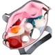 thumbnail image 4 of Bolsa de malla para ducha, organizador portátil para artículos de tocador y baño con cremallera para viajes, gimnasio, camping, residencias universitarias y playa., 4 of 5