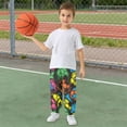 thumbnail image 5 of joogoo Art Soccer Footballs Boys' Sweatpants Jogger Pants 4T, 5 of 8