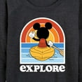 thumbnail image 3 of Mickey & Friends - Mickey Kayak Explore - Women's Lightweight French Terry Long Sleeve Shirt, 3 of 5