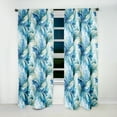 thumbnail image 3 of Designart "Mirage In The Tropical Ocean III" Tropical Blackout Curtain Panels, 3 of 4