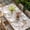 Brown, variant on Brown White Floral Table Cloths for 6 Foot Rectangle Tables, Spring Botanical Leaves Farmhouse Patio Waterproof Elastic Fitted Tablecloths, Washable Rectangular Table Cover for Camping