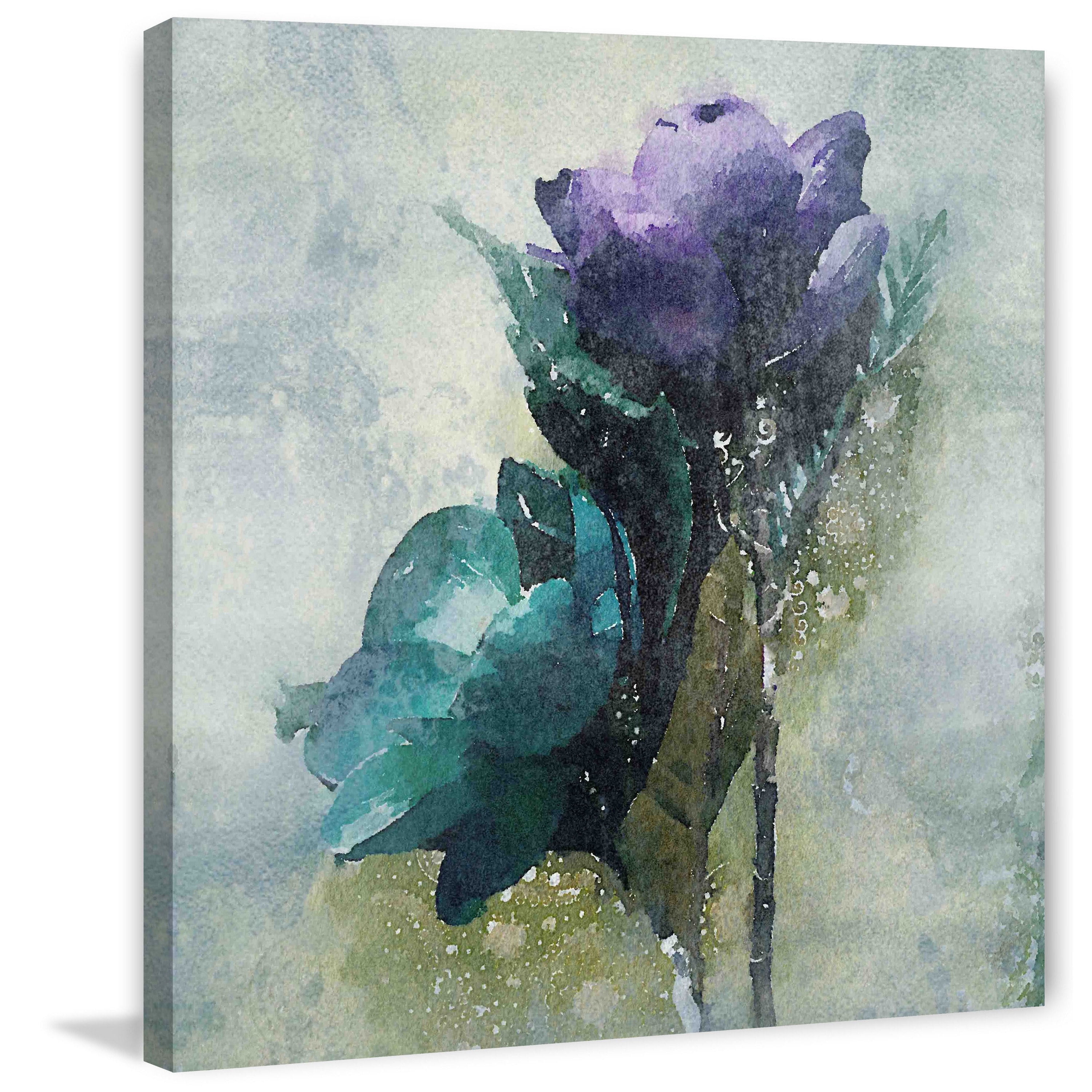 Marmont Hill - "Romantic Arrangement" by Irena Orlov Painting Print on Wrapped Canvas
