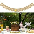 thumbnail image 4 of KAKOWELY Burlap Happy Easter Banner Rustic Easter Celebration Decorations Happy Easter Bunting Garland with Rabbit Bunny Sign Easter Party Decor Photo Props(Yellow),6.69"X5.12"X0.04", 4 of 4