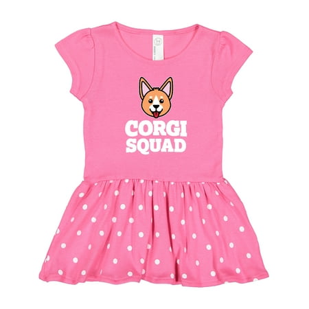 

Inktastic Dog Corgi Squad Gift Toddler Girl Dress